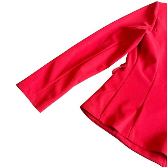 Rinascimento Giacca One-Button Closure Jacket Blazer Coral Red Medium Womens NWT - Picture 8 of 13